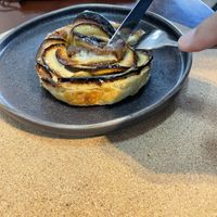 Apple pastry  at A Padoca in Porto
