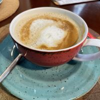 Americano w/oat milkk  at A Padoca in Porto