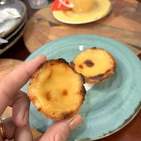 Pasteles de nata  at A Padoca in Porto