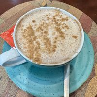 Capuchino de chocolate  at A Padoca in Porto