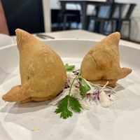 Vegan Samosas  at The Curry in Huntsville