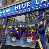 store front (at train station)  at Blue Lagoon in Glasgow