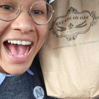 So enthusiastic about having finally found a vegan, GF & socially responsible local business! #Veganuary at Breads on Oak  in New Orleans