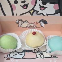 From L to R (Yuzu, Vanilla, Coco) Fav one is Yuzu at Mochis Churris in Santiago