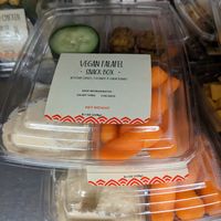 Falafel snack box at Courtyard Cafe in Washington