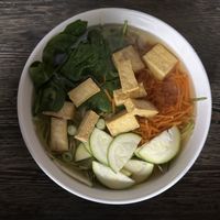  veggie bowl with tofu  #Veganuary at Soupa Saiyan in Orlando