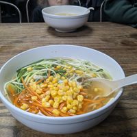 Veggie soup at Soupa Saiyan in Orlando