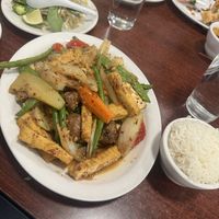 Lemongrass tofu stir fry   at Vien Dong in Spokane