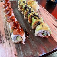 Avo Kaluna roll Green Goddess roll  at Blue Sushi Sake Grill in Birmingham