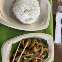 Stir fry basil Tofu  at Pakbai - Food Stall in Chiang Mai