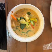 Red Curry Tofu &Veggies  at Pakbai - Food Stall in Chiang Mai