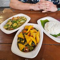 Crispy chickpea tofu at Pakbai - Food Stall in Chiang Mai