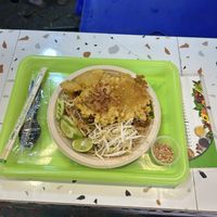 pad thai with chickpea fritter   at Pakbai - Food Stall in Chiang Mai