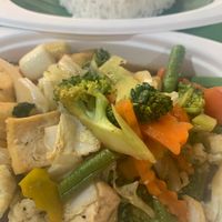  🇵🇸 ⚖️ Tofu & Vegetable Stir-fry  at Pakbai - Food Stall in Chiang Mai