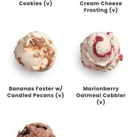 These flavors are available all month! #veganuary #Veganuary at Salt & Straw in Sacramento