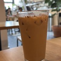 Iced Latte with oat milk & cinnamon   at Project Coffee - Rosemary in Sarasota
