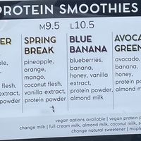 JuiceMate’s Protein Smoothies (Jan 2023).   at JuiceMate in Hobart