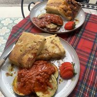 Foccacia mit Aubergine   at Limau Limau Cafe in Malacca