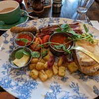 vegan English breakfast at Bill's - Covent Garden in London