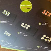 Ansonsten auch alles einzeln verstellbar.  at Kazumi Sushi Manufaktur in Hannover