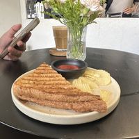 “Ham and cheese” sandwich  at MYLK Cafe in Davao City