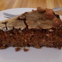 carrot cake at MO in Wroclaw