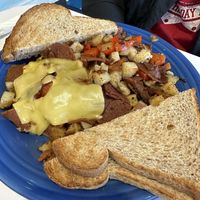 Corned beef hash (vegan)  at Smile of the Beyond in Jamaica