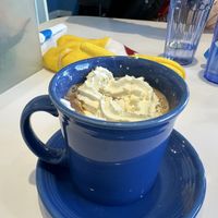 Vegan hot chocolate  at Smile of the Beyond in Jamaica