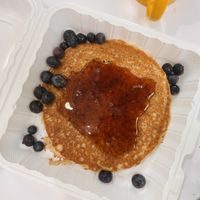Vegan pancake  at Smile of the Beyond in Jamaica