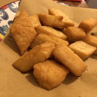 Panissa, trofie al pesto, fagottino   at La voglia di Genova in Genoa
