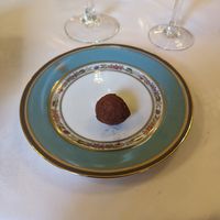 Truffle chocolate at L'Orangerie at Alvear Palace Hotel in Buenos Aires