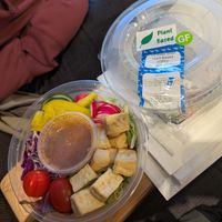 Vegan Salad at Interislander Cook Strait Ferry in Wellington