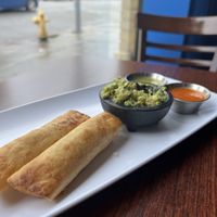 Potato flautas  at Tlayuda LA Restaurant in Los Angeles