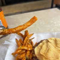 Maple garlic roasted sweet potato fries   at Straight Outta Plantz (S.O.P-STL) in St Louis