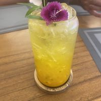 Passion fruit soda  at Lekker Cafe' in Krabi