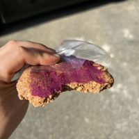 Purple sweet potato cinnamon cookie  at Pari Jan - パリジャン in Okinawa
