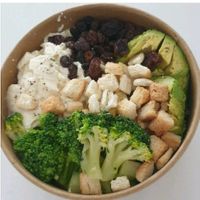 Salad bowl with silken tofu, brokkoli, avocado, etc... at Greener - Haeundae Jangsan in Busan