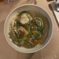 nhoque de raízes (it’s vegan, I chose the vegan parmesan instead of grana padao cheese)  at Caracolla Café e Restaurante  in Sao Paulo