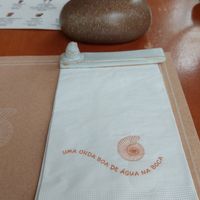 Cute napkin at Caracolla Café e Restaurante  in Sao Paulo