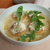 Nhoque de raízes at Caracolla Café e Restaurante  in Sao Paulo