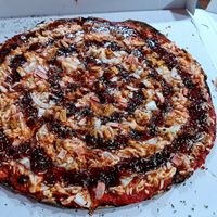 Barbeque vegana at Pizza Plan in Mallorca