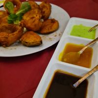 Vegane Vorspeisenplatte at Taj Mahal in Birkenau