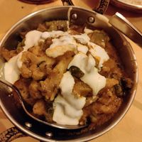 Vegetables with coconut cream at Buddha Indian Restaurant in Vicenza