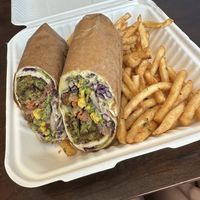 Combo - wrap with fries  at Spitz in Frisco