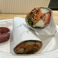 Tasty wrap 😋  at May Veggie Home Express - ประสานมิตรพลาซ่า in Bangkok