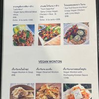 the menu  at May Veggie Home Express - ประสานมิตรพลาซ่า in Bangkok