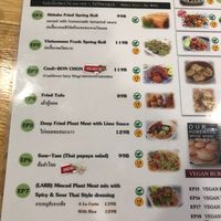 the menu at May Veggie Home Express - ประสานมิตรพลาซ่า in Bangkok