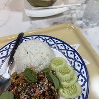 Yam-Sapp-Gai-Grob ยำแซ่บไก่กรอบ   at May Veggie Home Express - ประสานมิตรพลาซ่า in Bangkok