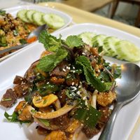 Fav - pork belly   at May Veggie Home Express - ประสานมิตรพลาซ่า in Bangkok