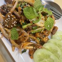 Took them over 30 minutes, was only customer and arrived cold   at May Veggie Home Express - ประสานมิตรพลาซ่า in Bangkok